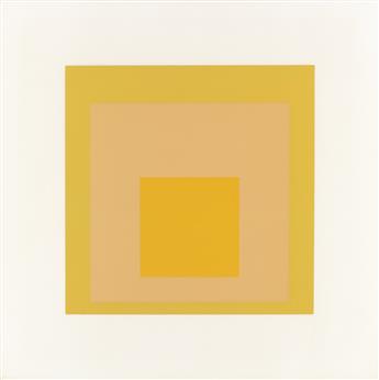 JOSEF ALBERS Group of 6 color screenprints.